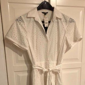 Brooks Bros. Eyelet Dress Size 6 NWT